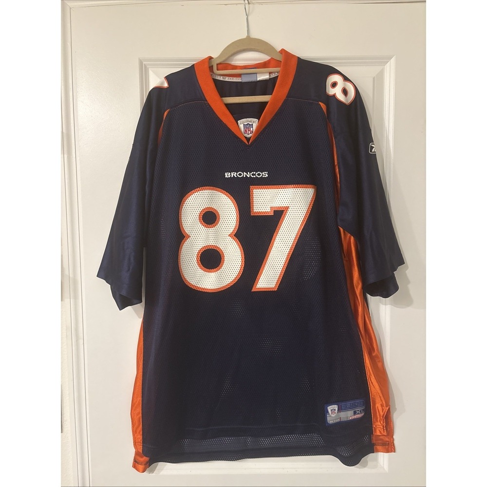 Vintage Ed McCaffrey #87 Reebok Denver Broncos NFL Football Jersey Mens Size XL